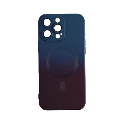  Cellect iPhone 16 Pro Max mágneses design tok sötétkék-sötét magenta (CEL-MAG-IPH16PM-BLP) 