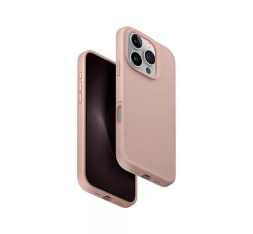  Uniq Lino Apple iPhone 16 Pro Magsafe szilikon tok rózsaszín (UNIQ-IP6.3P(2024)-LINOHMPNK) 