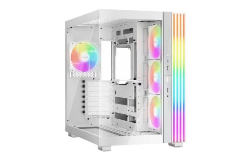  Be Quiet LIGHT BASE 600 LX táp nélküli ablakos ház fehér (BGW68) 
