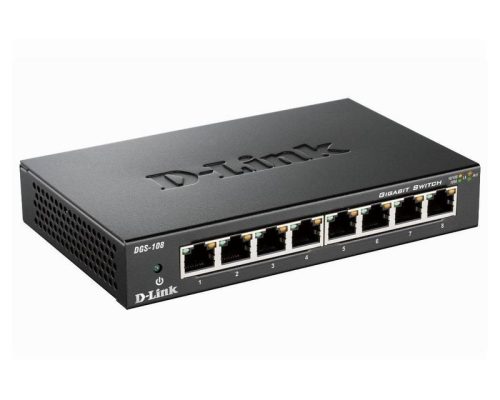  D-Link DGS-108E  10/100/1000Mbps 8 portos switch 