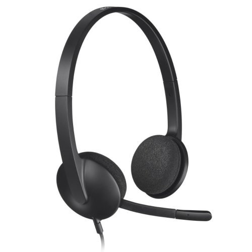  Logitech Headset H340 mikrofonos fejhallgató USB csatlakozó (981-000475 / 981-000509) 