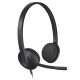  Logitech Headset H340 mikrofonos fejhallgató USB csatlakozó (981-000475 / 981-000509) 