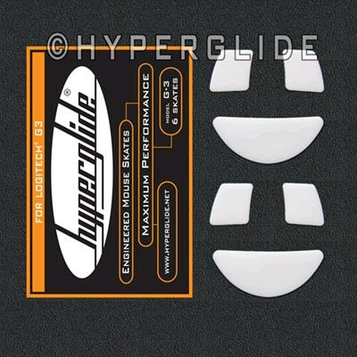  Hypergilde teflon egér talp Logitech G3 egérhez (G3) 