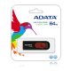  Pen Drive 64GB ADATA Classic C008 fekete USB2.0 (AC008-64G-RKD) 