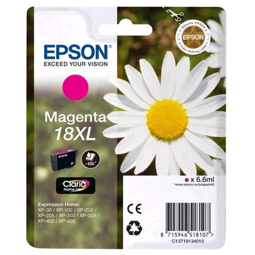  Epson T18134010 Magenta tintapatron 6,6ml, 18XL 