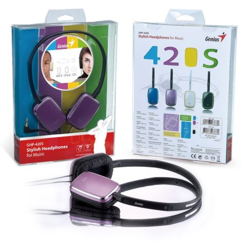  Genius GHP-420S fejhallgató lila (31710171101) 