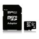  16GB microSDHC Silicon Power Elite U1 + SD adapter  (SP016GBSTHBU1V10-SP) 