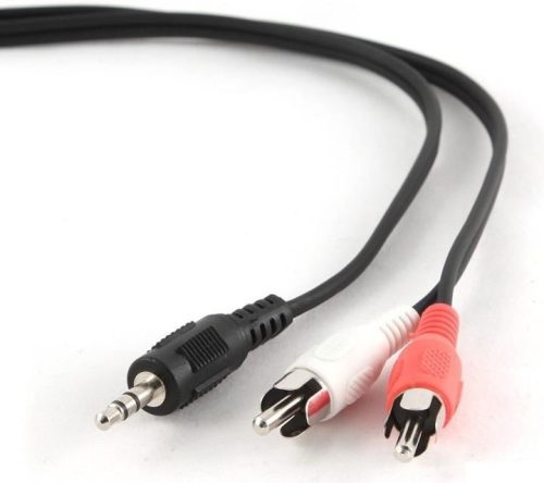  Gembird Cablexpert audio kábel Jack 3,5mm Male --> 2x RCA (CINCH) Male 2.5m (CCA-458-2.5M) 
