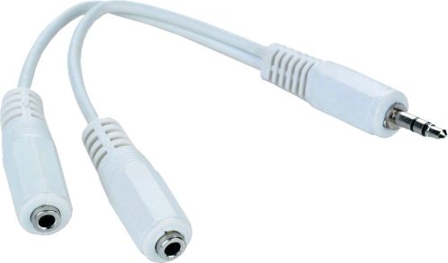  Gembird Cablexpert Adapter Stereo jack male 3.5 mm --> 2 x Stereo jack female 3.5 mm (CCA-415W) 
