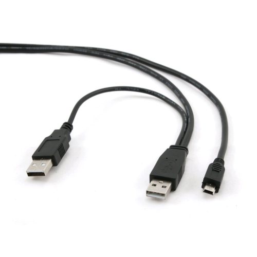  Gembird Cablexpert USB A-type mini male --> Dual USB A-type male 90 cm (CCP-USB22-AM5P-3) 