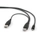  Gembird Cablexpert USB A-type mini male --> Dual USB A-type male 90 cm (CCP-USB22-AM5P-3) 