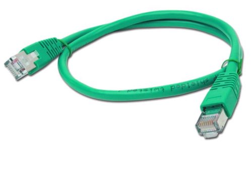  Gembird Cablexpert FTP CAT5e patch kábel 0.5m zöld  (PP22-0.5M/G) 
