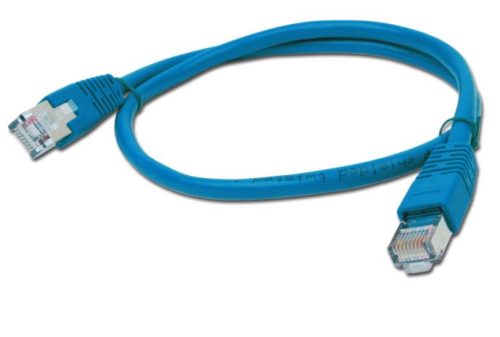  Gembird Cablexpert FTP CAT5e patch kábel 1m kék  (PP22-1M/B) 