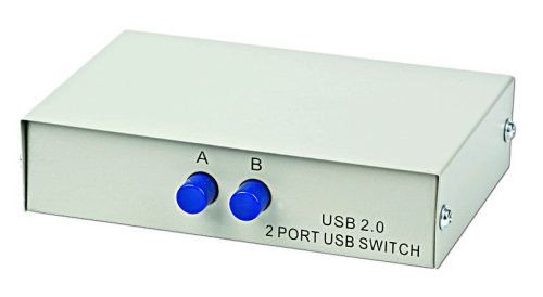  Gembird DSU-21 2 portos kézi switch USB 