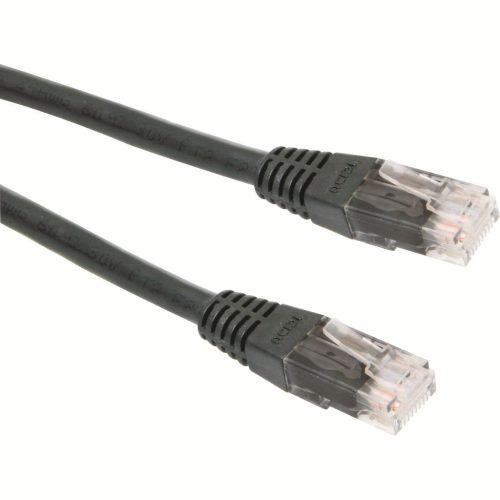  Gembird Cablexpert UTP CAT5e patch kábel 0.5m fekete  (PP12-0.5M/BK) 