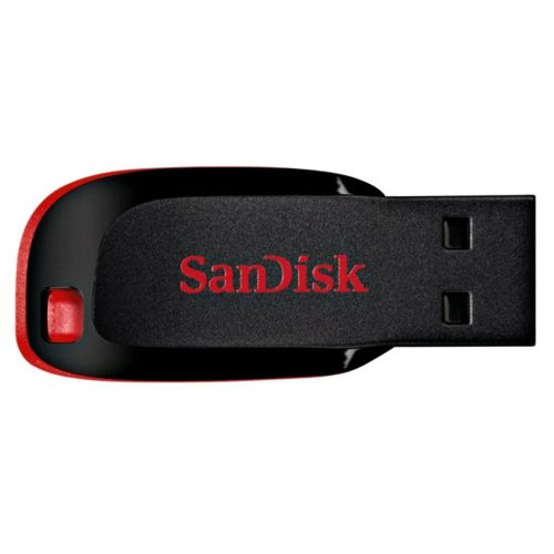 Pen Drive 64GB USB 2.0 SanDisk Cruzer Blade fekete  (114925 / SDCZ50-064G-B35) 