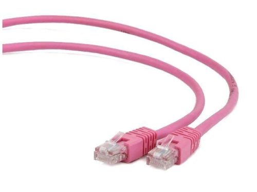  Gembird Cablexpert UTP CAT5e patch kábel 2m rózsaszín  (PP12-2M/RO) 