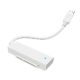  RaidSonic ICY BOX IB-AC603a-U3 USB3.0 -> 2.5" SATA adapter fehér 