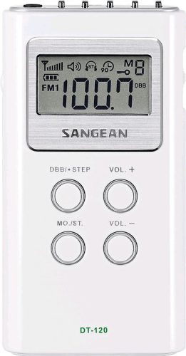  Sangean DT-120 zsebrádió fehér 