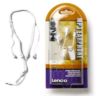  Lenco EP-004 fejhallgató fehér 