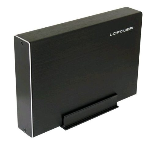  LC Power LC-35U3-Becrux 3.5" SATA merevlemez ház fekete USB3.0 