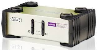  ATEN KVM Switch 2PC PS/2 + kábel  (CS82U) 