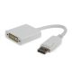  Gembird Cablexpert Display port male --> DVI female adapter (A-DPM-DVIF-002-W) 