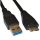  Micro USB 3.0 -> USB 3.0 átalakító kábel 1.8m (KKTU3102B) 