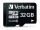  32GB SD HC micro memória kártya Verbatim + adapter (Class 10) (44083) 