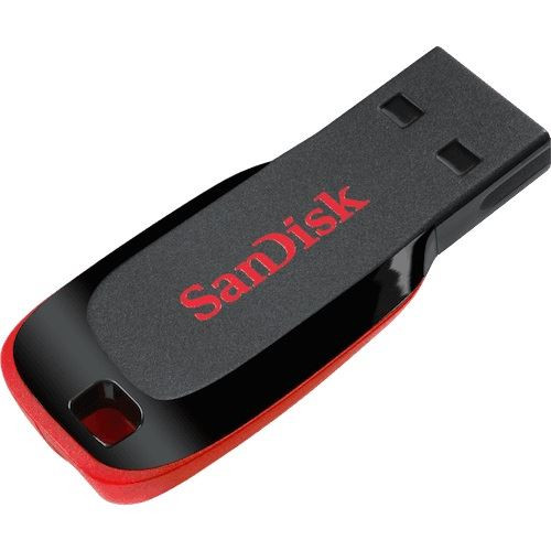  Pen Drive 128GB USB 2.0 SanDisk Cruzer Blade fekete  (SDCZ50-128G-B35 / 124043) 