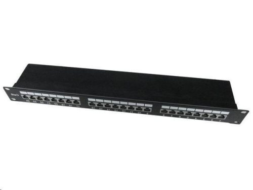  Gembird NPP-C624-002 patch panel 24 port 1U 19" CAT 6 