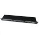  Gembird NPP-C624-002 patch panel 24 port 1U 19" CAT 6 
