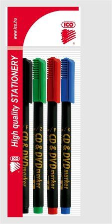  ICO alkoholos marker készlet CD/DVD 0,5 mm  (9580068004) 