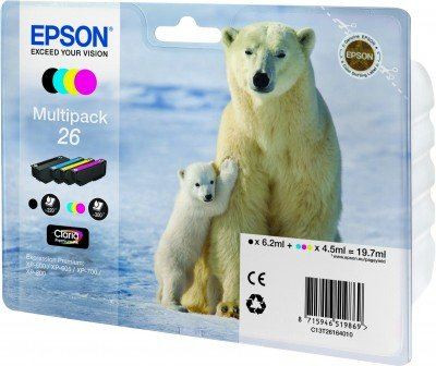  Epson T2616 tintapatron Multipack 4-színű 26 (C13T26164010) 