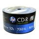  HP 80'/700MB 52x nyomtatható CD lemez zsugorhengeres 50db/henger 