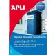  APLI 99.1x38.1 mm etikett, poliészter, időjárásálló, kerekített sarkú 280 darab (LCA12113) 
