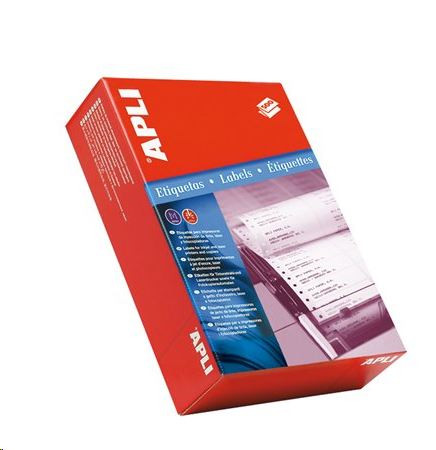 APLI 127x48.7 mm etikett, mátrixnyomtatókhoz, 1 pályás 3000 darab (LCA011) 