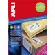  APLI 105x37 mm univerzális etikett, extra erős 1600 darab (LCA11783) 