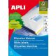  APLI 38x21.2 mm univerzális etikett, 6500 darab (LCA3127) 