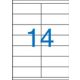  Victoria 105x40 mm univerzális etikett, 1400 darab (LCV11383) 