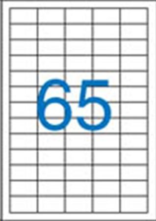  Victoria 38x21.2 mm univerzális etikett, 6500 darab (LCV11364) 
