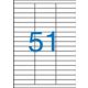  Victoria 70x16.9 mm univerzális etikett, 5100 darab (LCV11386) 