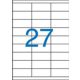  Victoria 70x30 mm univerzális etikett, 2700 darab (LCV11387) 