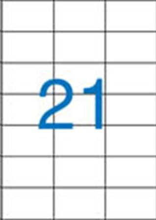  Victoria 70x42.4 mm univerzális etikett, 2100 darab (LCV11370) 