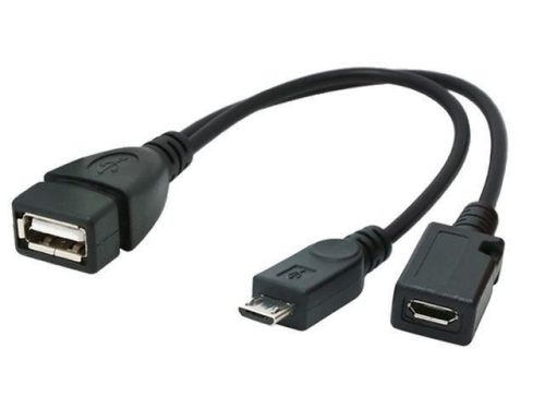  Gembird Cablexpert USB OTG AF + Micro BF --> Micro BM 15cm (A-OTG-AFBM-04) 