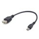  Gembird Cablexpert USB OTG AF --> Micro BM 15cm (A-OTG-AFBM-03) 