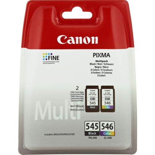  Canon PG-545/CL-546 BK/C/M/Y Multipack tintapatron  (8287B005) 
