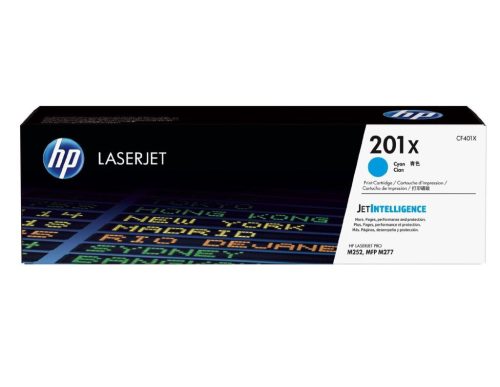  HP 201X nagy kapacitású ciánkék tonerkazetta (CF401X) 
