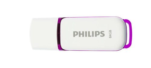  Pen Drive 64GB Philips Snow Edition Purple USB 2.0 (FM64FD70B/00) 