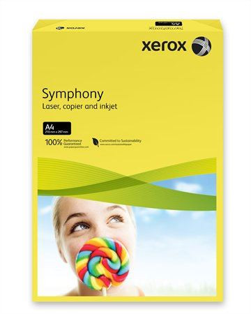  XEROX "Symphony" Másolópapír A4 160g sötétsárga (intenzív) (003R94275) 
